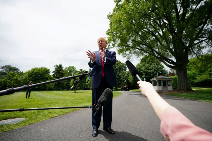 US President Donald Trump went on his first golfing trip