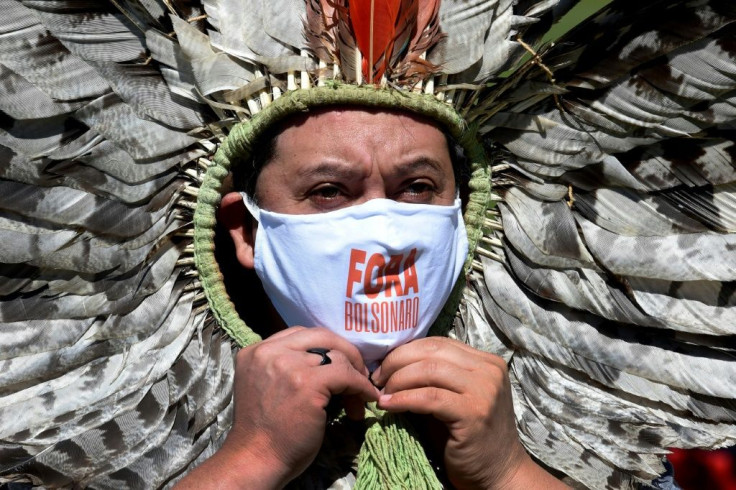 Brazilian indigenous leaders have protested against President Jair Bolsonaro over the corovavirus pandemic