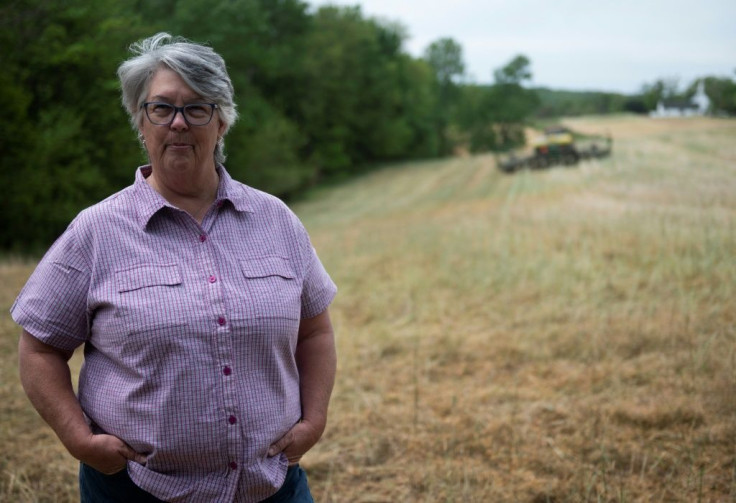 The outlook for agriculture this year is "glum," said Linda Burrier, a soybean farmer