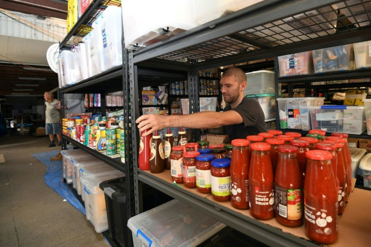 Mathew Hatcher said his warehouse in nearby Batemans Bay was once full of donated goods, but the virus crisis has slowed donations