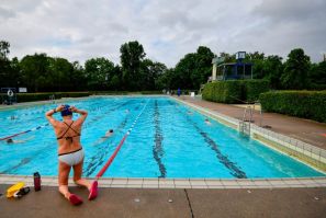 Pools in Germany reopened with social distancing rules in force