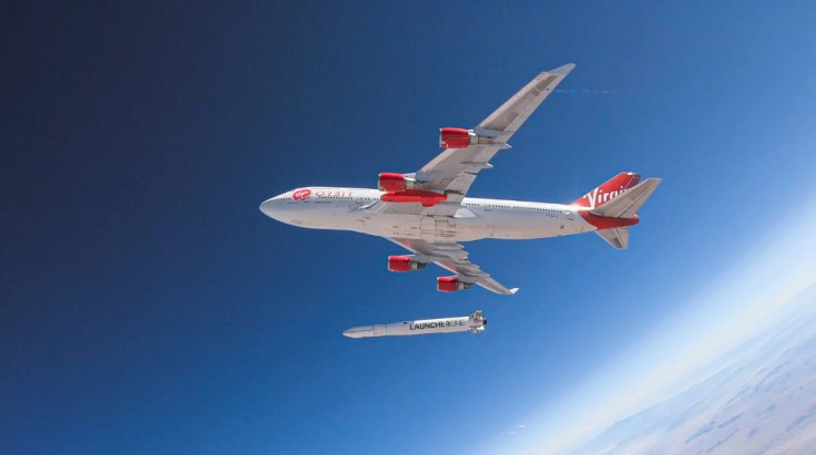 A test release of Virgin Orbit's LauncherOne rocket in July 2019