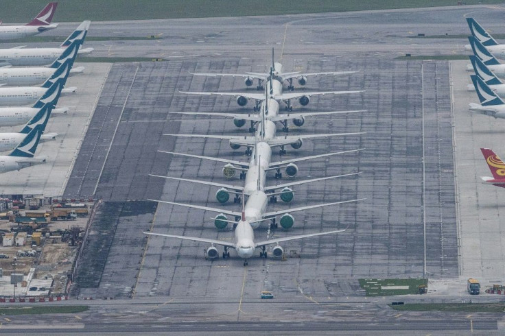 Transit services at Hong Kong airport have been suspended since late March