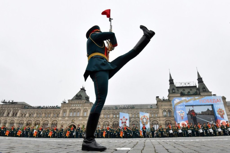 Putin was forced to announce the parade's delay in mid-April as coronavirus infections surged. The picture is from last year's event