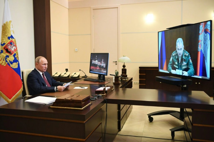 Putin holds a virtual meeting with his defence secretary, whom he ordered to stage the parade on June 24