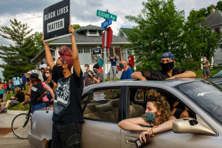 Protesters took to the streets of Minneapolis over the death in custody of a black man