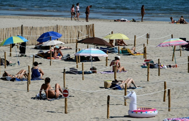 In France as elsewhere in Europe, beaches and other public places are slowly reopening -- but with social distancing rules in place
