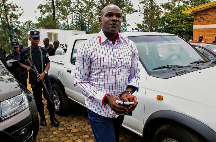 Genocide: Ladislas Ntaganzwa, pictured arriving in court in Kigali on April 4 2016