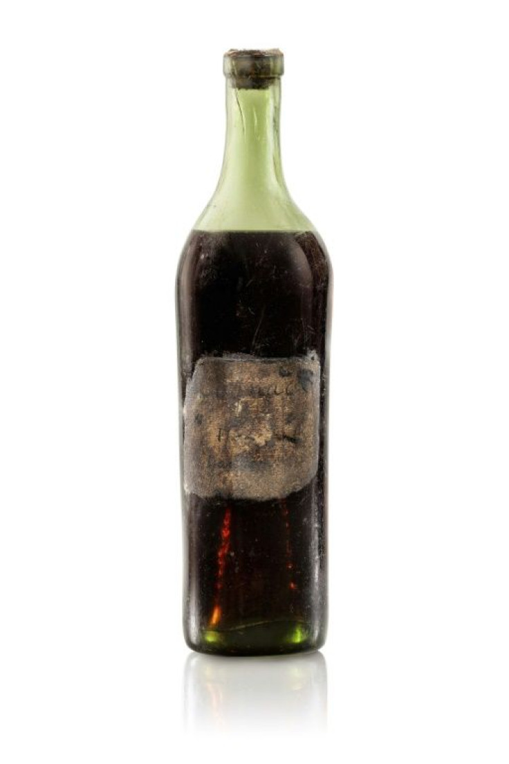 The bottle of Gautier Cognac 1762 fetched Â£118,580 ($144,525, 132,000 euros) in an online sale