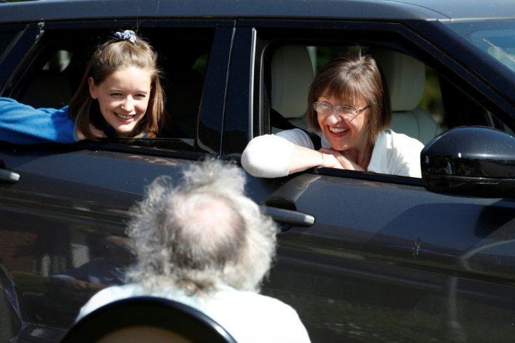 Drive-through family visits at a British care home are protecting its vulnerable residents from coronavirus