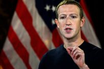Facebook CEO Mark Zuckerberg said private social media platforms "shouldn't be the arbiter of truth of everything that people say online"