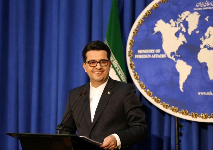 Iranian foreign ministry spokesman Abbas Mousavi, seen here in May 2019, has voiced solidarity with US protesters