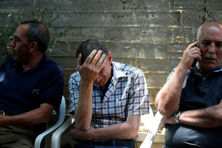 The father of Iyad Hallak, who was shot dead in the alleys of the walled Old City