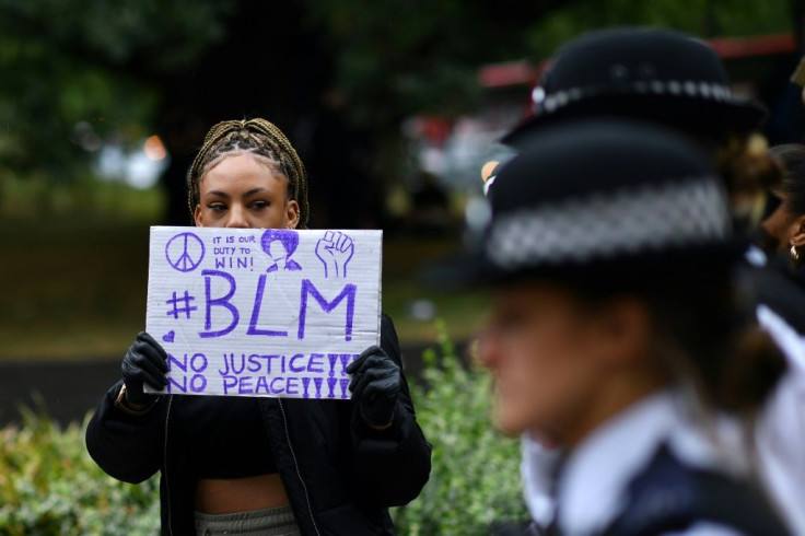 The demonstration is the latest in the British capital since Floyd was killed