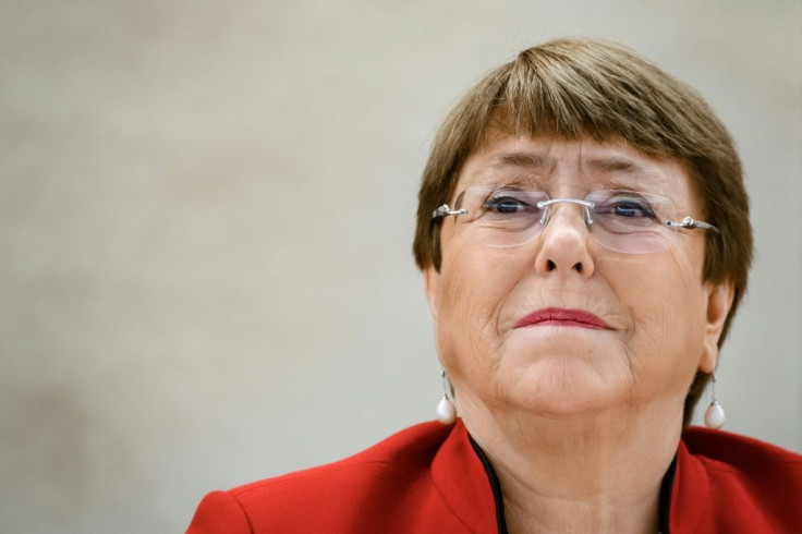 United Nations High Commissioner for Human Rights Michelle Bachelet (pictured February 2020) insisted that the grievances at the heart of the protests that have erupted in hundreds of US cities needed to be heard and addressed if the country