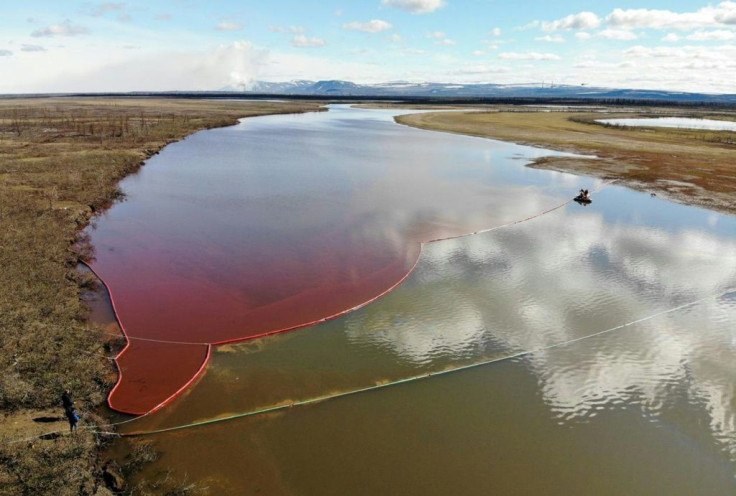 More than 20,000 tonnes of diesel fuel has spilled into the Ambarnaya river in Siberia