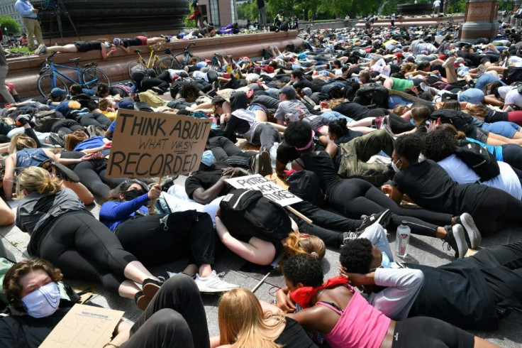 The death of George Floyd has sparked nationwide protests, including this one in Washington near the US Capitol on June 3, 2020