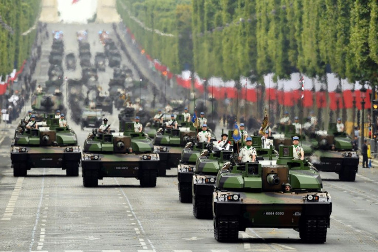 The annual parade has been held on the Champs-Elysees since World War I