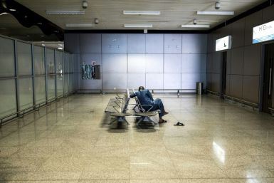 Empty: The arrivals gate Dakar's Blaise Diagne International Airport. Travel bans and a nightly curfew have had a huge economic impact in Senegal
