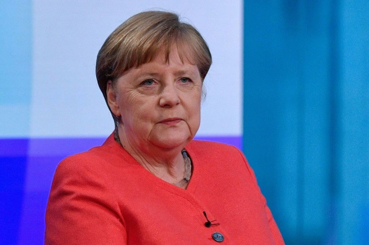 German Chancellor Angela Merkel, pictured at an interview June 4, 2020, has been a pointed critic of Trump's go-it-alone positions