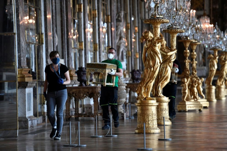 The chateau of Versailles reopened to visitors on Friday