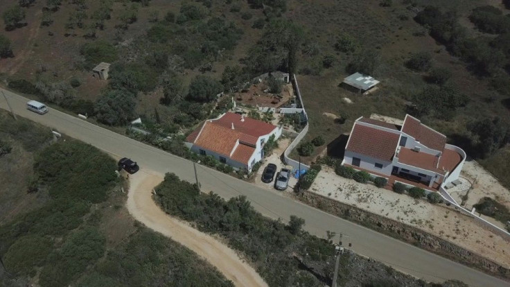 Aerial and ground images show the Portugal house where the suspect in the Madeleine McCann case lived at the time of her disappearance