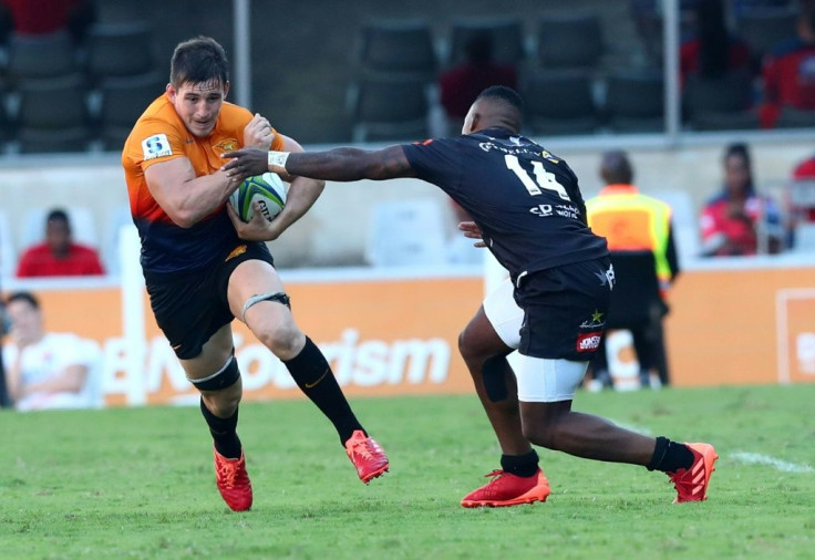 Jaguares, playing here against the Sharks in Durban, had a mixed start to their 2020 season, winning three and losing as many of their opening seven matches