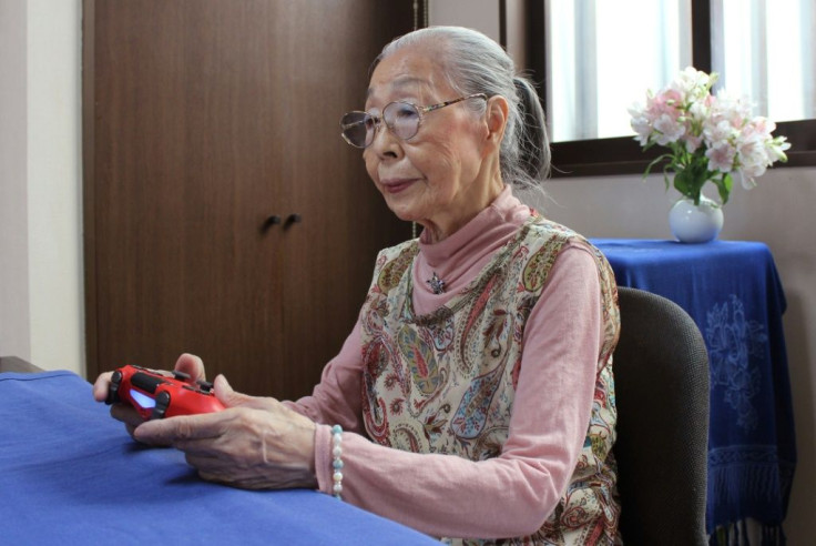 Hamako Mori, 90, known as 'Gamer Grandma', spends hours a day battling monsters and going on missions in the virtual worlds of her favourite games