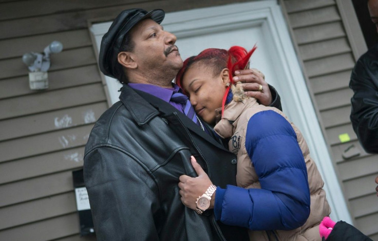 The father and daughter of Bettie Jones, killed by a police officer in 2015 in Chicago in a death ruled an accident