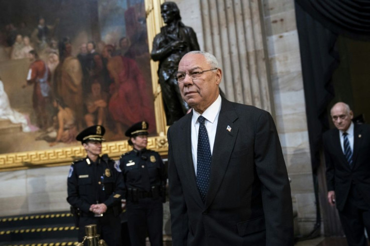 Former Chairman of the Joint Chiefs of Staff and former Secretary of State Colin Powell