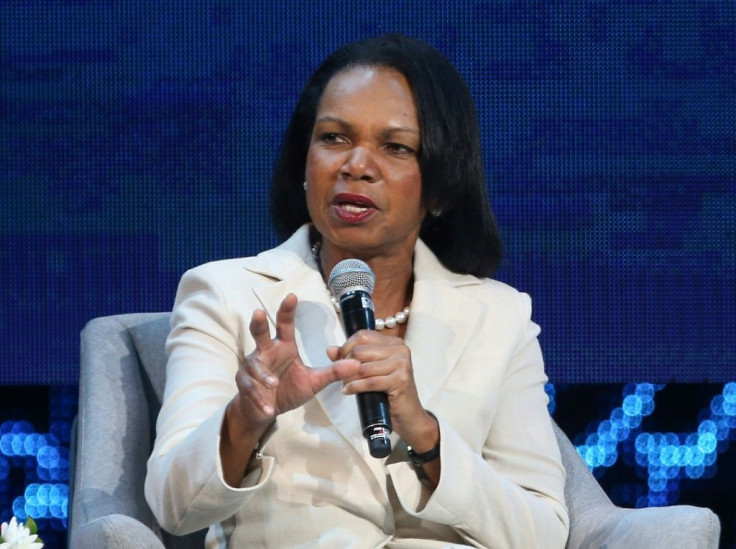 Condoleezza Rice, former US secretary of state, urges President Donald Trump to "speak the language of unity"