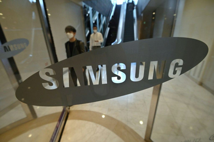 Samsung, whose company showroom in Seoul is pictured, has overall turnover equivalent to a fifth of South Korea's national gross domestic product