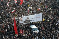 Hundreds of thousands of Iranians joined the funeral procession for storied military commander Qasem Soleimani whose assassination in a US drone strike in January prompted retaliatory Iranian strikes on US targets in Iraq