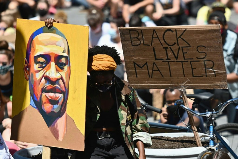 The Japanese animated news clip about the George Floyd protests drew accusations of racism