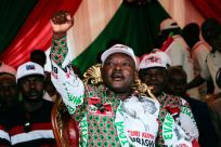 Nkurunziza, pictured on the election campaign trail on May 16