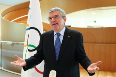 IOC president Thomas Bach refused to be drawn on the issue of athletes taking a knee