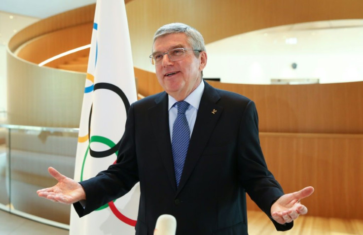 IOC president Thomas Bach refused to be drawn on the issue of athletes taking a knee