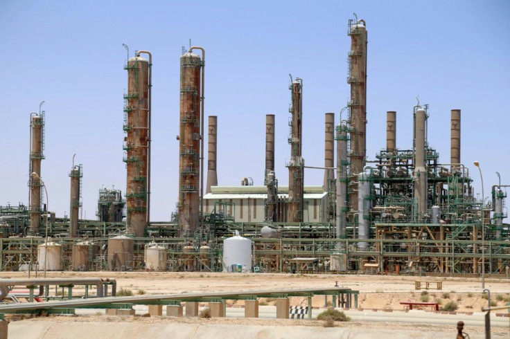An oil refinery in Libya's northern town of Ras Lanuf