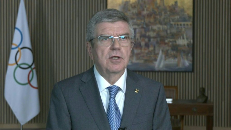 "The IOC stands firmly against any form of racism and we condemn it in the strongest terms," IOC President Thomas Bach tells AFP adding that the Olympics are about "bringing people together without any kind of discrimination".