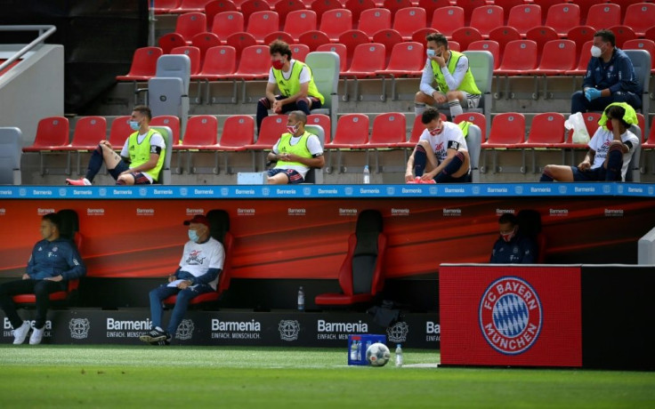 Substitutes in the Bundesliga must be socially distanced and wear masks