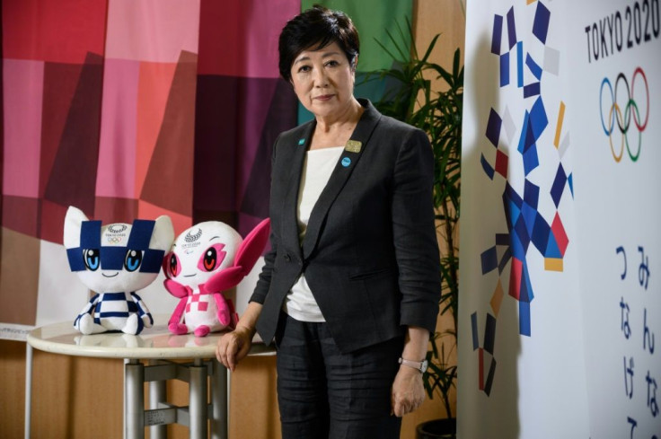 Tokyo Governor Yuriko Koike said she seek the continued support of Olympics sponsors