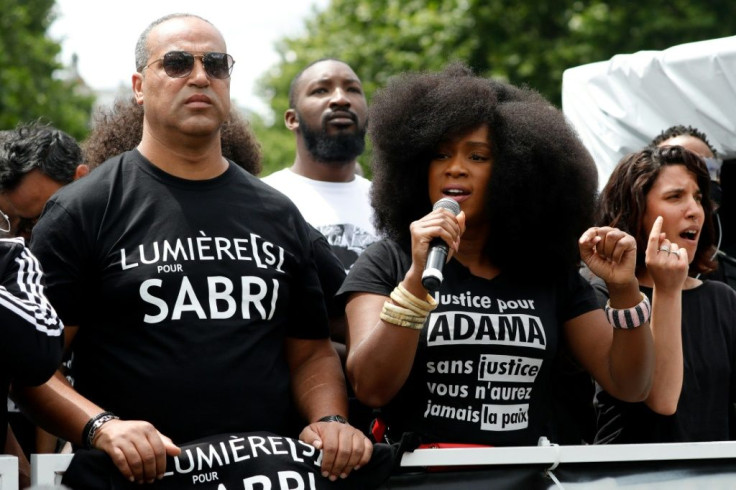 Traore's sister Assa Traore, drew a direct parallel between Floyd's death in the United States and that of her brother