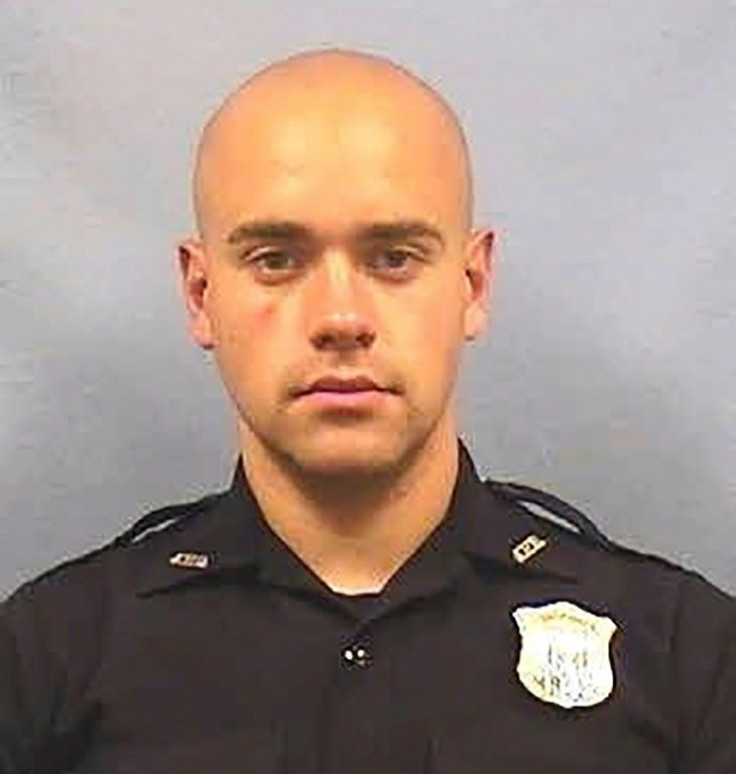 This undated handout photo obtained June 14, 2020, courtesy of the Atlanta Police Department, shows Atlanta police officer Garrett Rolfe