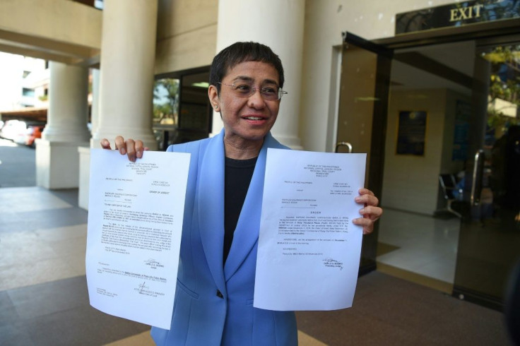 High-profile Philippine journalist Maria Ressa says she could be jailed for up to seven years
