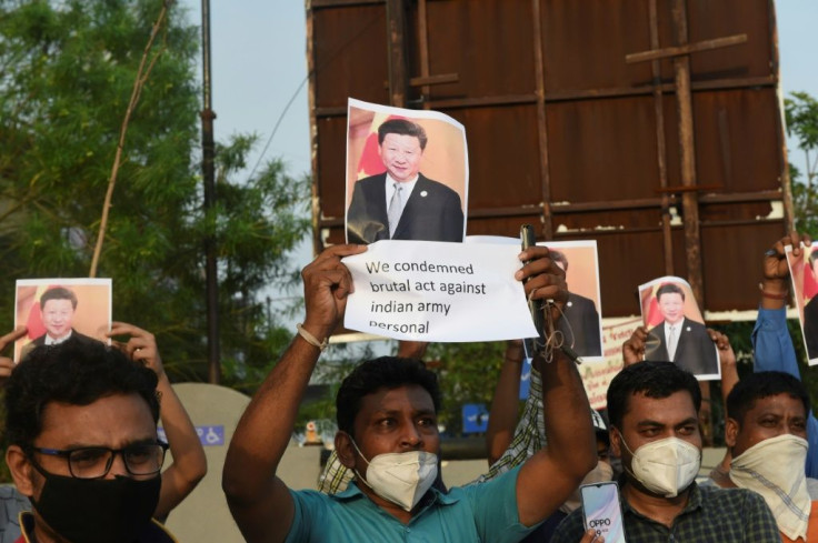 Protests in India against China following deadly clashes between the nuclear-armed neighbours in a disputed Himalayan region