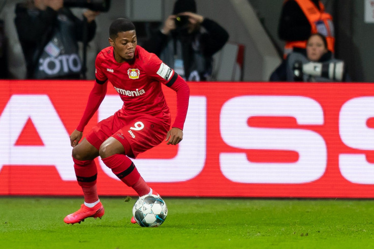 Leon Bailey of Bayer 04 Leverkusen 