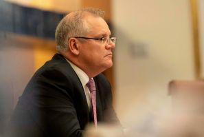 Scott Morrison said the country was "working with some of the biggest economic challenges" it has ever faced
