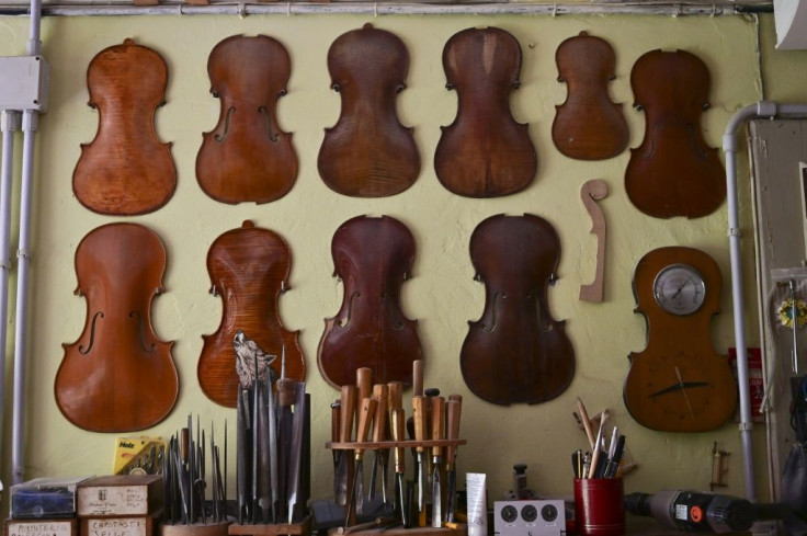 Stefano Conia's workshop -- just one of the 160 in Cremona -- has not changed for decades