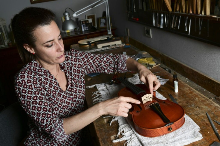 French luthier Benedicte Friedmann says she has been living in "the cradle of violin making" for about 20 years