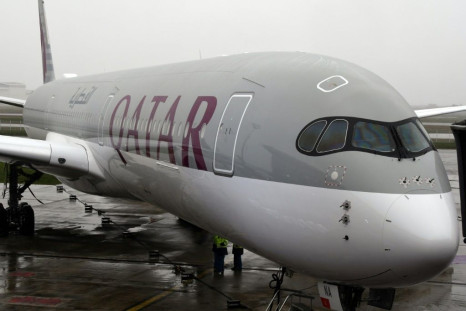Before the coronavirus pandemic almost halted international air traffic, Qatar Airways was a major customer for new aircraft like this Airbus A350-1000 unveiled in France in February 2018